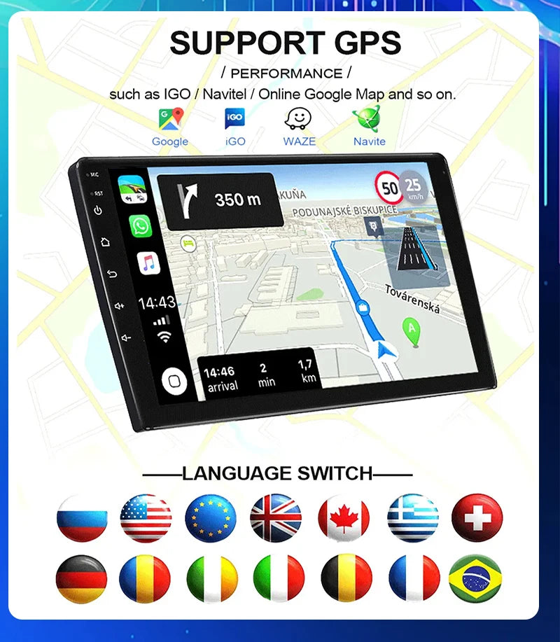 Car Radio For Peugeot 207 2006 - 2015 Multimedia Video Player Navigation Stereo GPS Android 14 wireless Carplay DSP RDS 5G WIFI