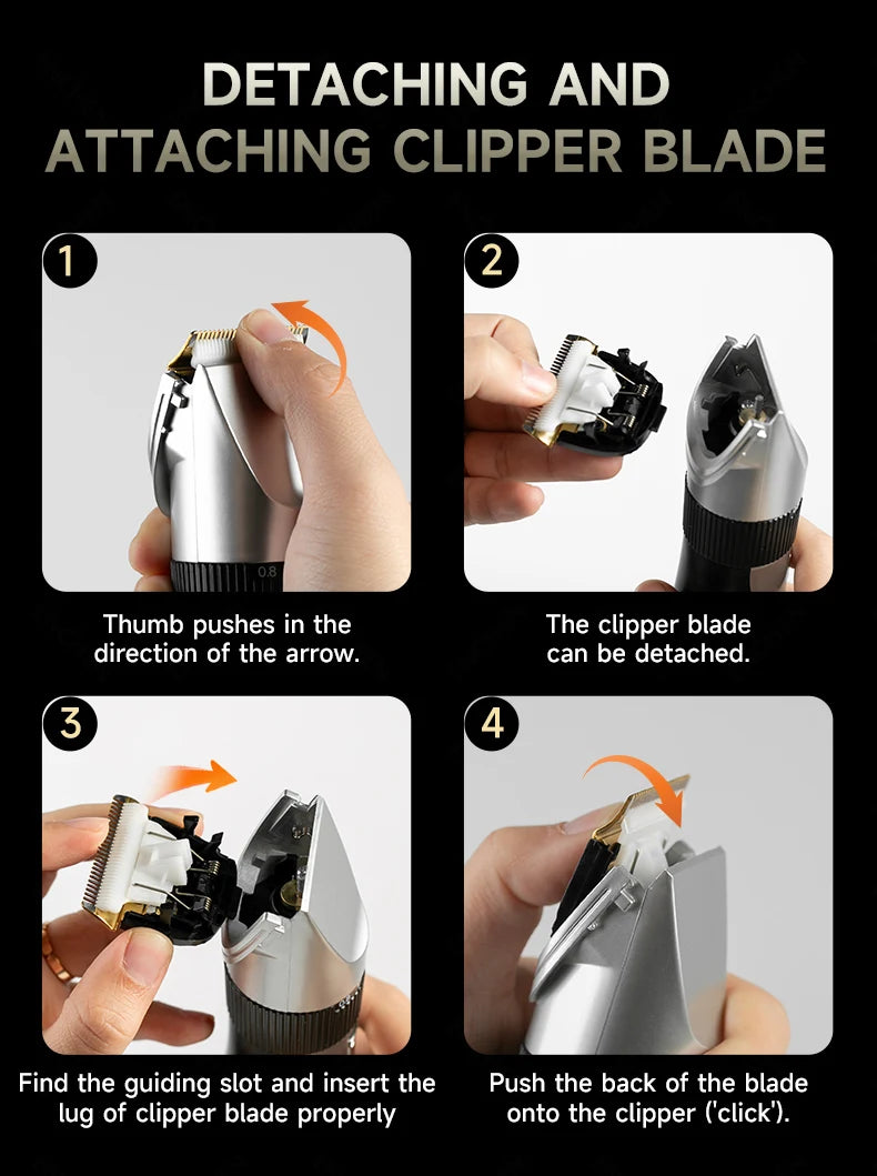 ENCHEN Sharp X Professional Haircut Clipper Single Handfine-Tuning Design  With Safety Lock Upgraded Ceramic Blade Type-C Port