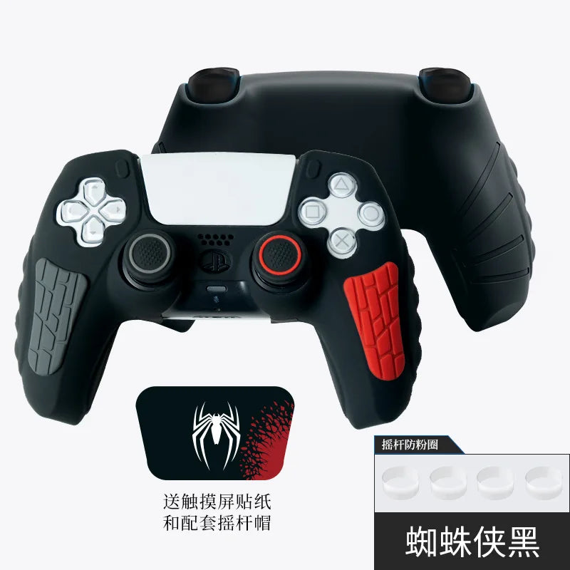 For PS5 Controller Anti-Slip Silicone Cover 30th Anniversary Limited Edition With Touch Screen Sticker For PS5 Controller Shell