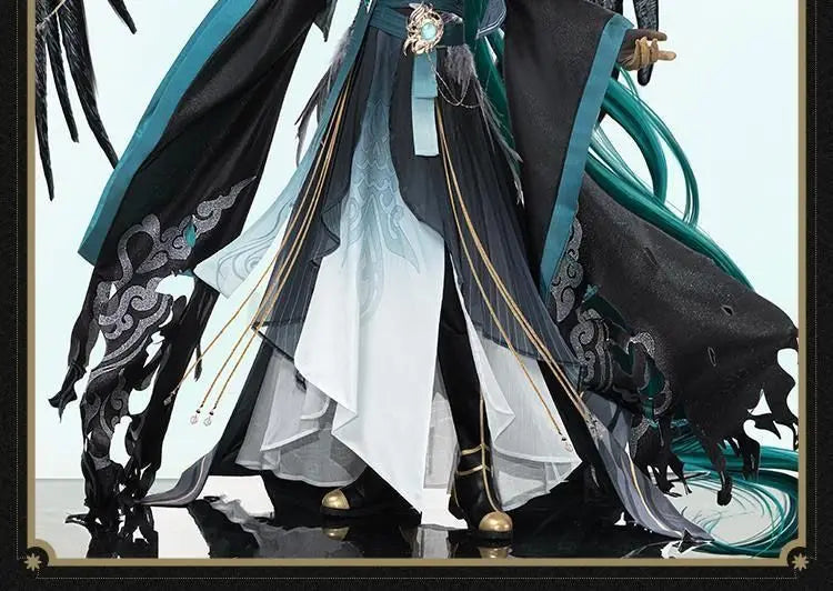 Halloween XIAO Costumes Hanfu Game Genshin Impact XIAO clothes Cosplay Costume Anime Costume Outfit Full Set
