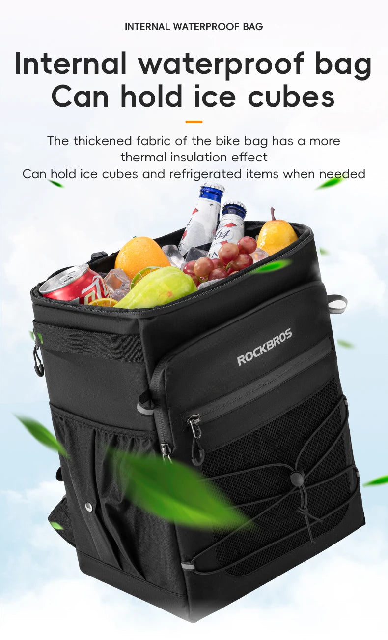 ROCKBROS Backpack Bag Men's Women's Mutilfunction Sports Outdoor Backpacks Camping Fishing Hiking Storage Bag Camping Equipment