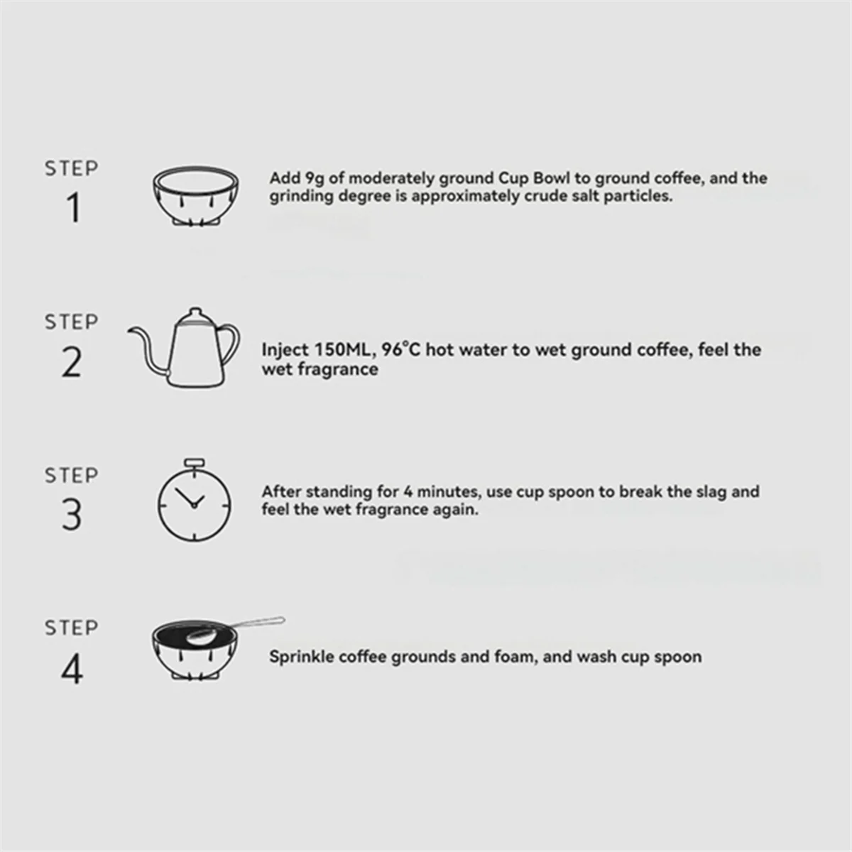 Hot sale Coffee Cupping Bowls 200ml for 12g Coffee Grinds&200g Boiling Water Stackable Coffee Bowls for Coffee Enthusiasts 12PCS