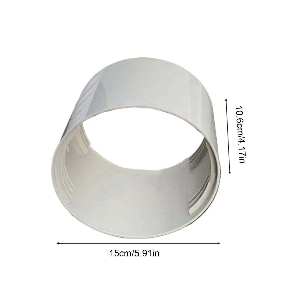 5.9 Inch AC Exhaust Hose Coupler Portable Air Conditioner Vent Tube Connector Interface Adapter for Window Home Bedroom Kitchen
