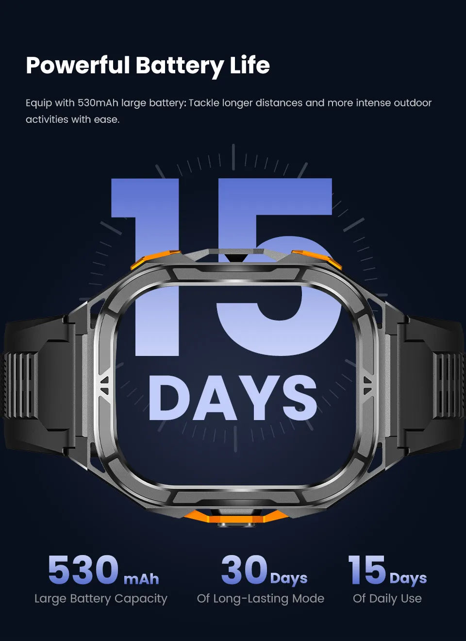 2025 NEW TANK X5 Smartwatch 5ATM Waterproof GPS Dual-Frequency tracking 1.96" AMOLED 530mAh Compass 170+ Sports Fitness Tracker