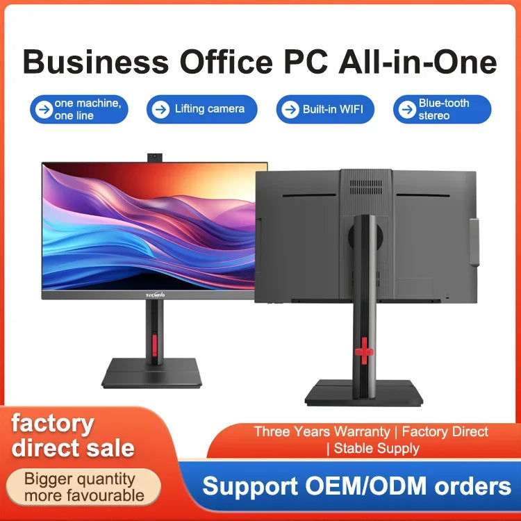 DisplayAll In One Pc 23.8 27 Inch All-in-one Pc Oem Brand Computer I3 I5 I7 Monoblock Gaming Office Desktop Pc