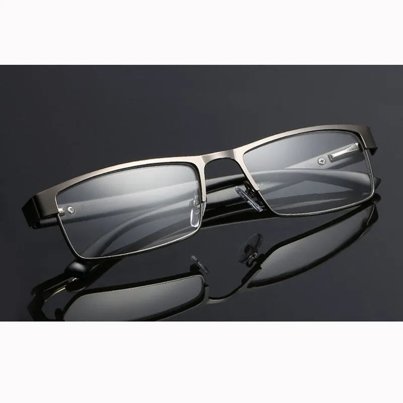 Men Women Titanium Eyeglasses Lenses Zoom Magnifying Reading Glasses Reading 1.0  1.5  2.0  2.5  3.0 3.5 4.0 for Women Men