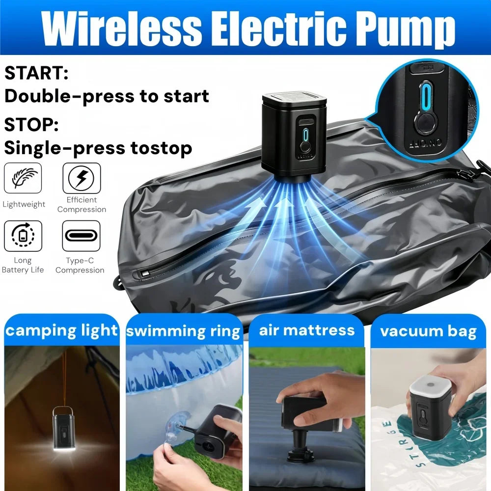 Travel Essentials Vacuum Storage Bags Luggage Packing Bag Compression Bag with Air Pump Clothes Organizer Packaging Cubes