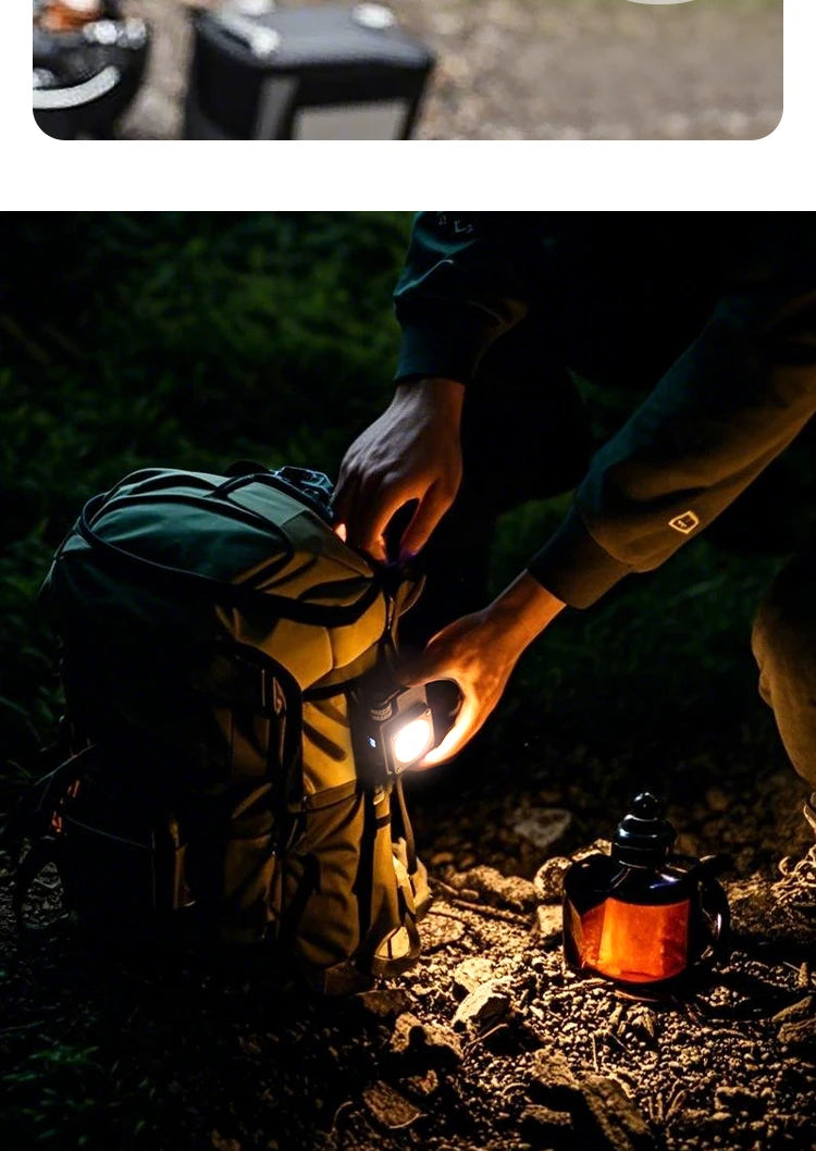 LiitoKala multifunctional mini "camera" light 3500LM large floodlight, suitable for hiking, outdoor activities, work, and picnic