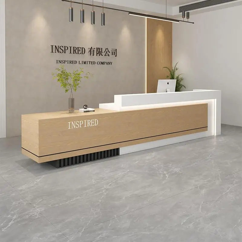 Luxury Reception Desks Modern Display Decorations Reception Desk Accessories Escritorio De Recepcion Commercial Furniture