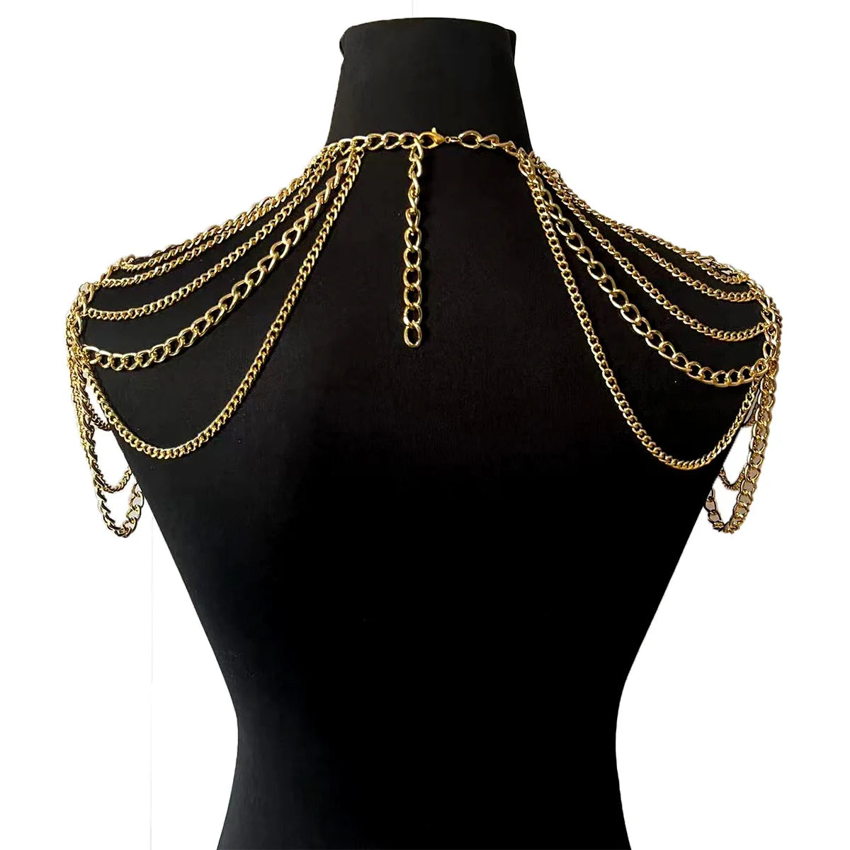 Shoulder Chains Metal Body Chain for Women Tassel Arm Chain  Jewelry For Costume Dresses Weddings Parties
