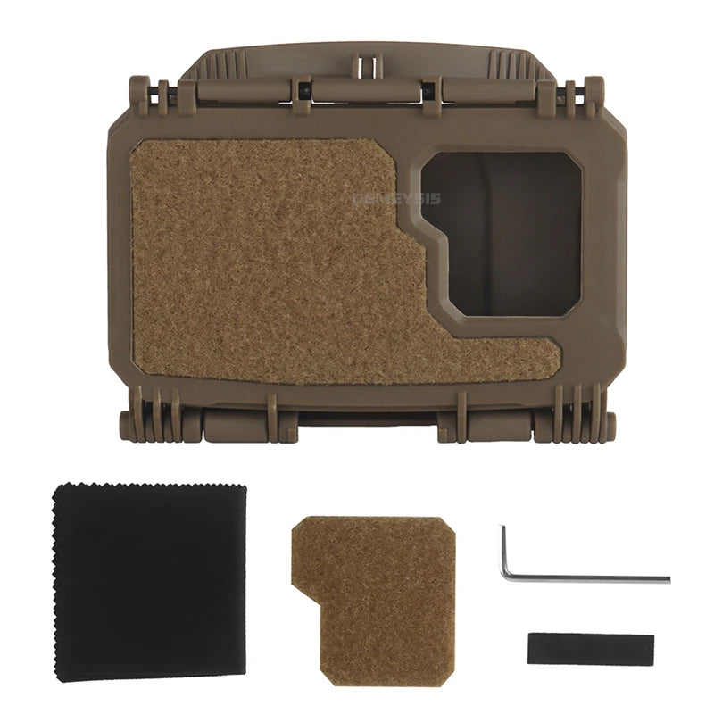 Tactical MOLLE Mobile Phone Box V2 Sport Chest Rig Hunting Vest Navigation Board Instant Equipment  Front Panel Phone Holder