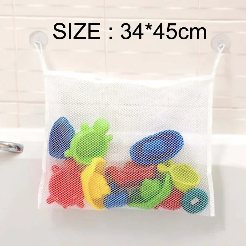 Baby Bath Toys Organizer Quick Dry Toddlers Mesh Net Bag for Bathroom Toy Storage Cartoon Shape Sand Beach Toys Storage Holder