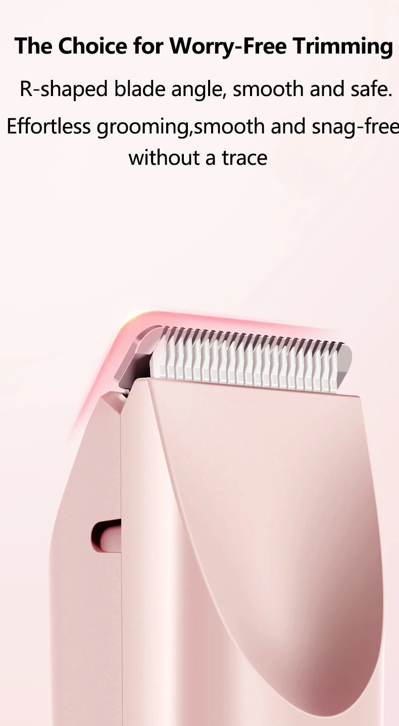 2 IN 1 Rechargeable Epilator Electric Eyebrow Trimmer Female Body Facial Lipstick Shape Hair Removal Mini Painless Razor Shaver