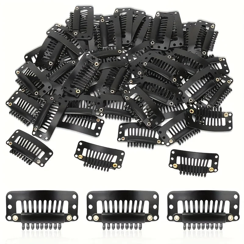 Wig clips, hairpins, wig pieces, water drop cards, fixed hairpins, invisible bangs, hairpins, 30 pieces, pack one