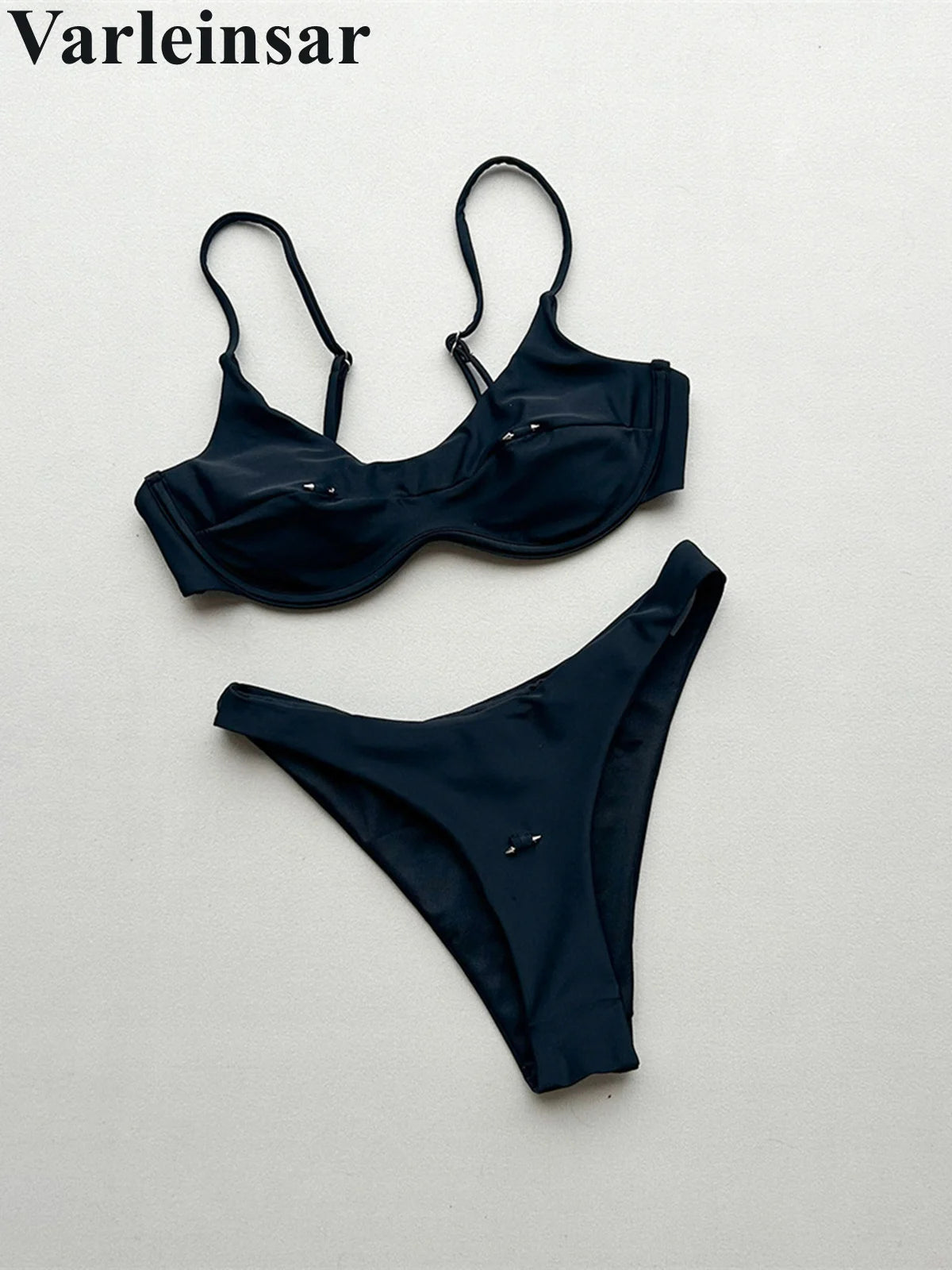 New Underwired Bikini Female Swimsuit Women Swimwear Two-Pieces Bikini Set Brazilian Padded Bather Bathing Suit Swim V7743