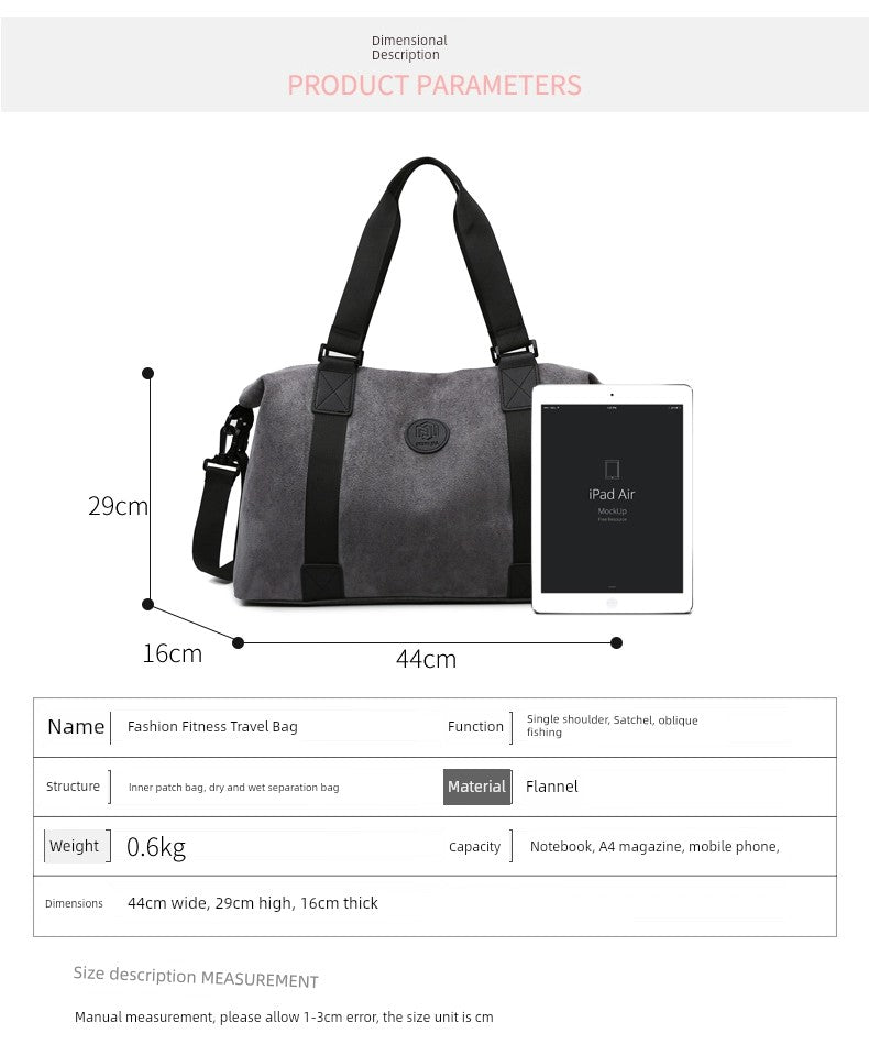 Short-Term Female Fashion Large Capacity Go out Storage Travel Bag