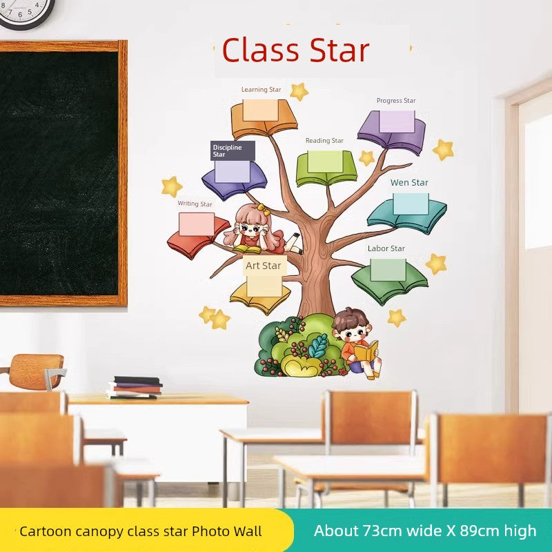 Chinese Ancient Style Learning Hard Classroom Inspirational Slogan Culture