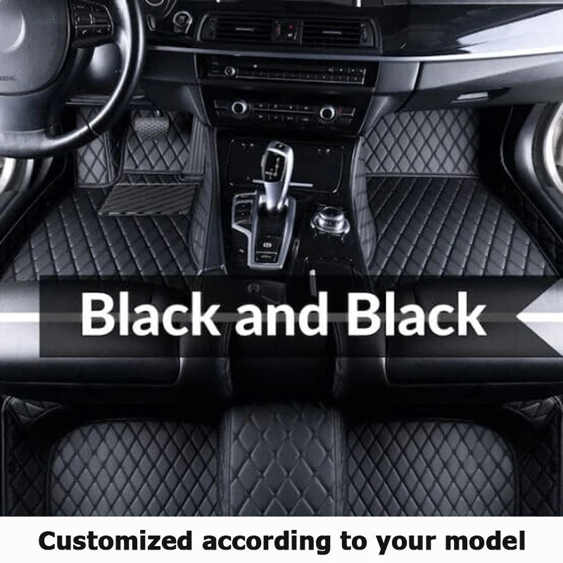Car Floor Mats For VW Golf 4 MK4 1998 1999 2000 2001 2002 2003 car Accessories Leather Carpets Rugs Foot Pads