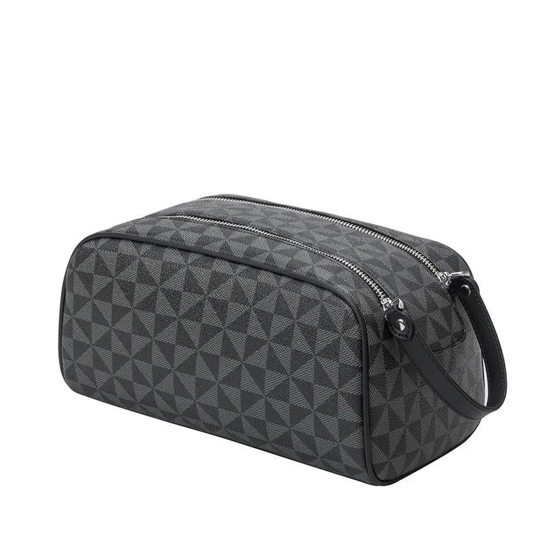 Luxury Cosmetic Bags Designer Women Makeup Bag Double Zipper Hanging Bathroom Wash Bag Multifunctional Travel Toiletry Bag