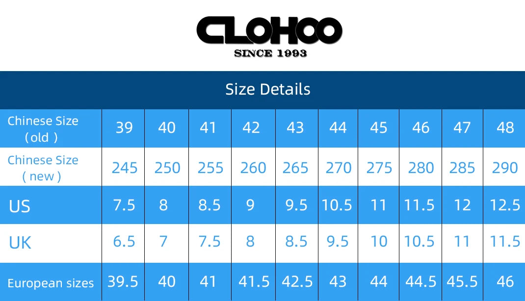 CLOHOO Men's Business Casual Shoes Leather Stitching Comfortable Breathable Rubber Bottom Second Layer Cowhide