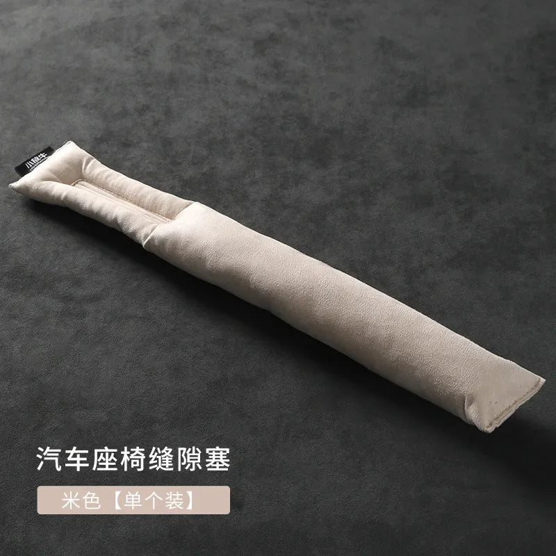 Suede Car Seat Gap Filler Soft Car Styling Padding Leather Leak Pad Plug Spacer Universal Interior Accessories Car Organizer