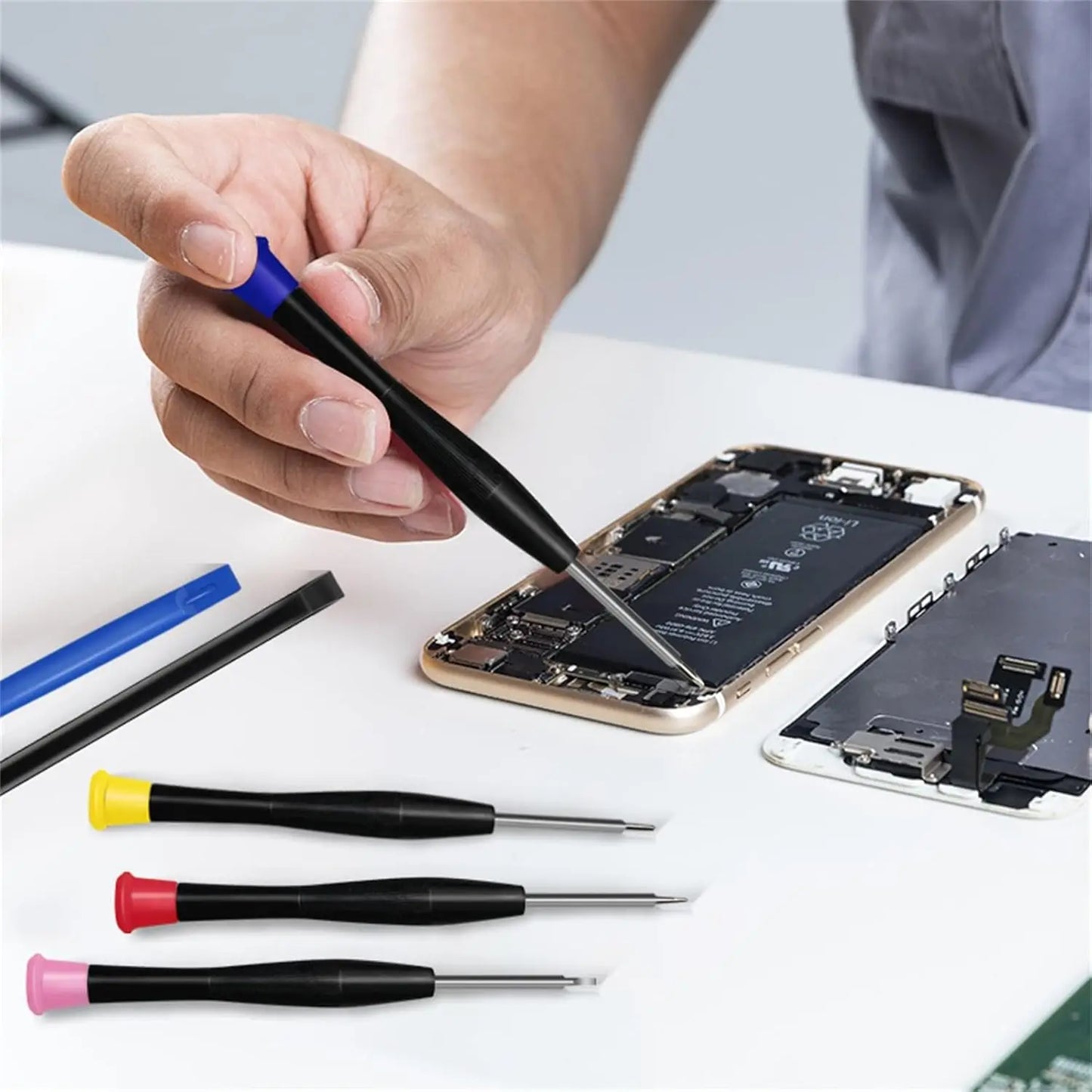 24 in 1 Repair Opening Tools Kit Spudger Pry Screwdriver Set for Mobile Phone Tablet Computer Disassemble Hand Tool Set 24-1pcs