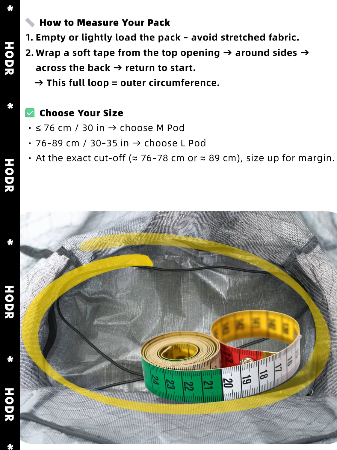 [HODR] STASHLITE Packing Pods Ultralight Dyneema™ 1.6 oz Waterproof Stuff Sack – Cuben Fiber DCF Organizer Pouch for Backpacking