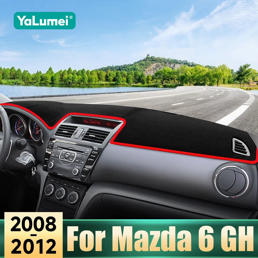 Car Accessories For Mazda 6 GH 2008 2009 2010 2011 2012 Dashboard Cover Sun Shade Mats Avoid Light Pads Instrument Panel Carpets
