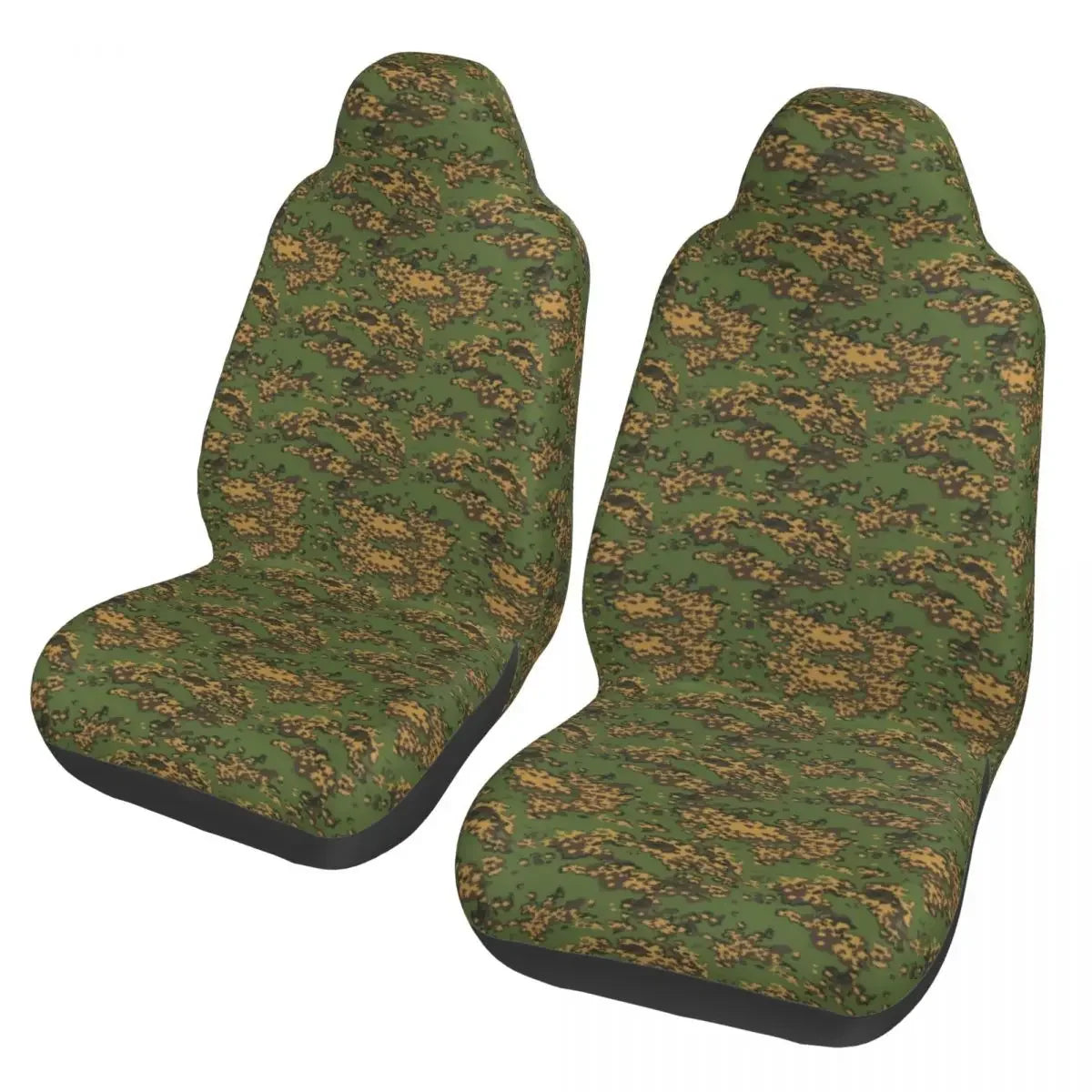 Urban Style Camouflage Universal Car Seat Cover Off-Road For SUV Multicam Front Rear Flocking Cloth Cushion Fabric Hunting