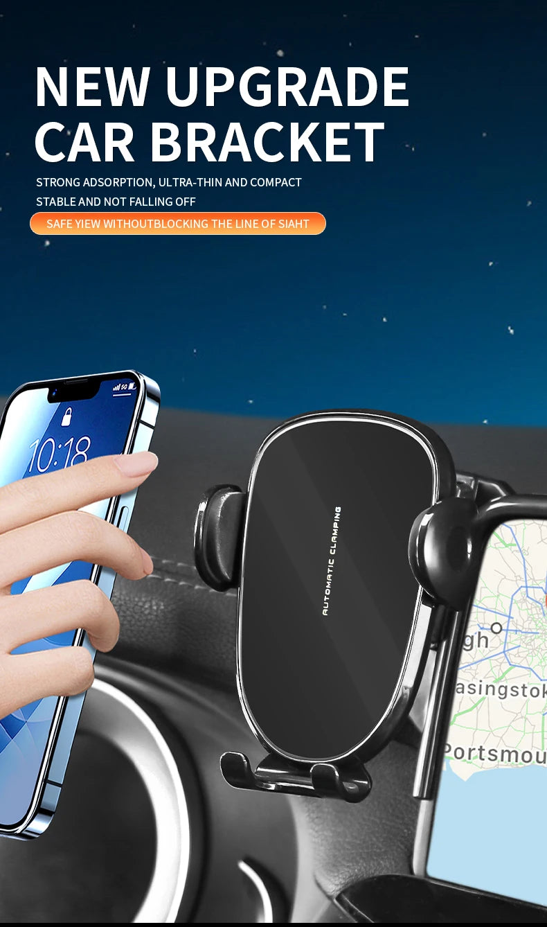 For Honda e:NP2 2024 Screen Panel Fixed Base Car Phone Holder Wireless Charging Bracket Gravity Stand Car Accessories