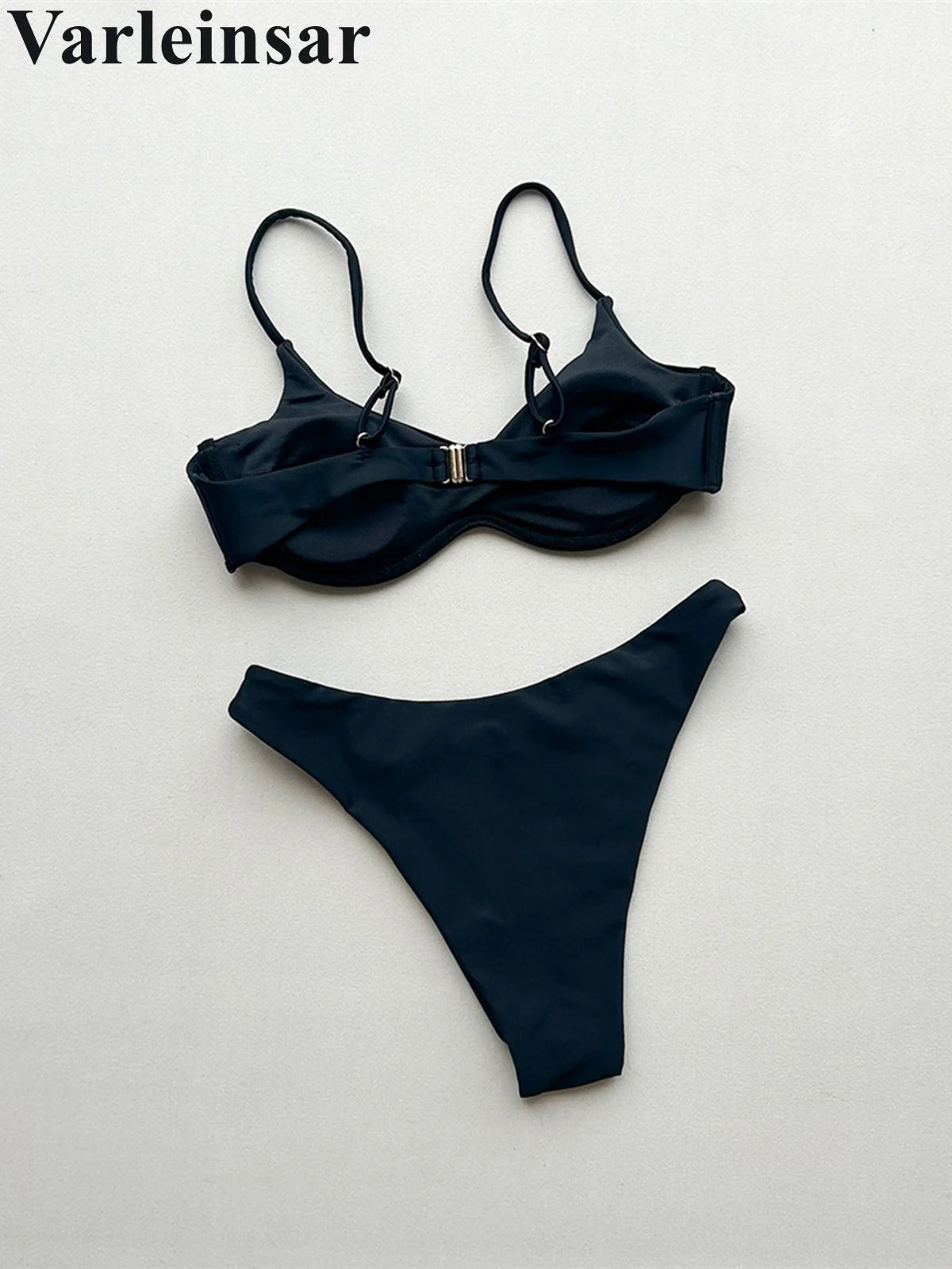 New Underwired Bikini Female Swimsuit Women Swimwear Two-Pieces Bikini Set Brazilian Padded Bather Bathing Suit Swim V7743
