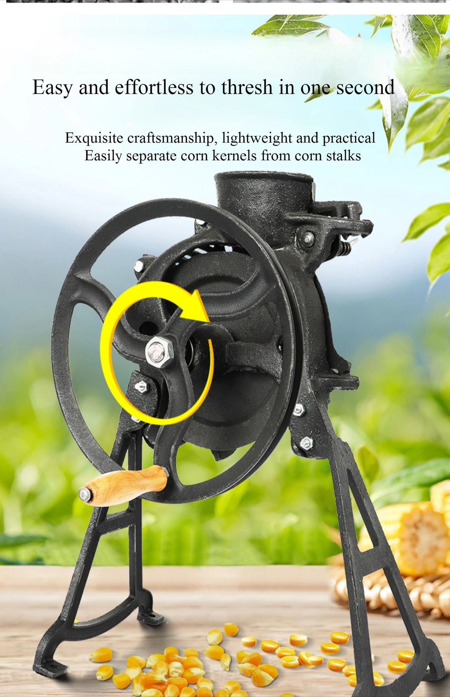 Hand Cranked Corn Thresher Household Small New Manual Corn Threshing Machine Electric