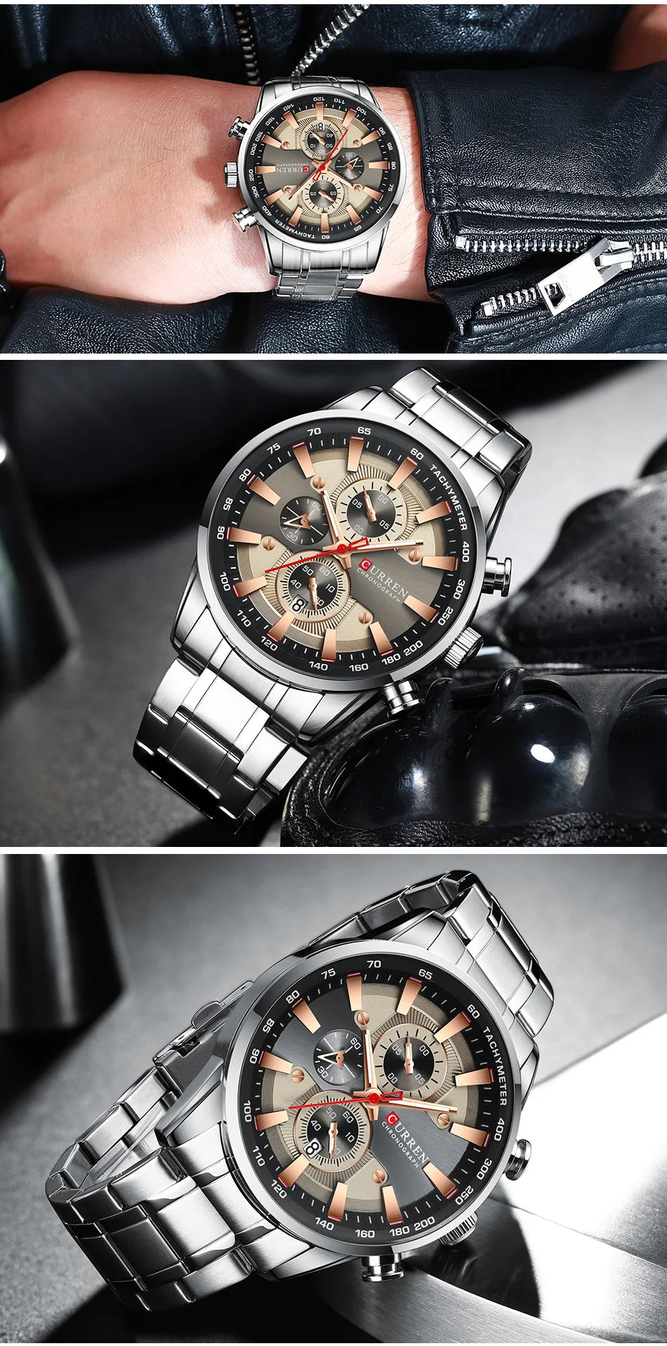 New Watches for Men Top Luxury Brand CURREN Quartz Men’s Watch Sport Waterproof Wrist Watches Chronograph Date Relogio Masculino