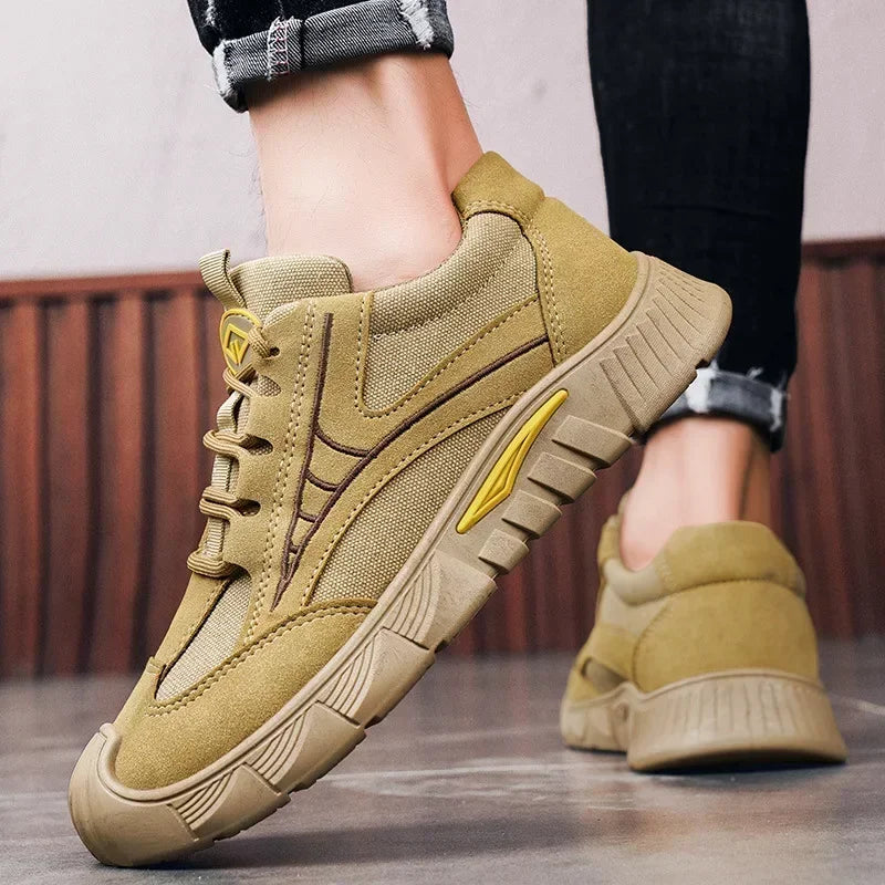 Steel Toe Shoes for Men Lightweight Work Shoes Comfortable Mens Work Boots Indestructible Safety Shoe for Men Industrial