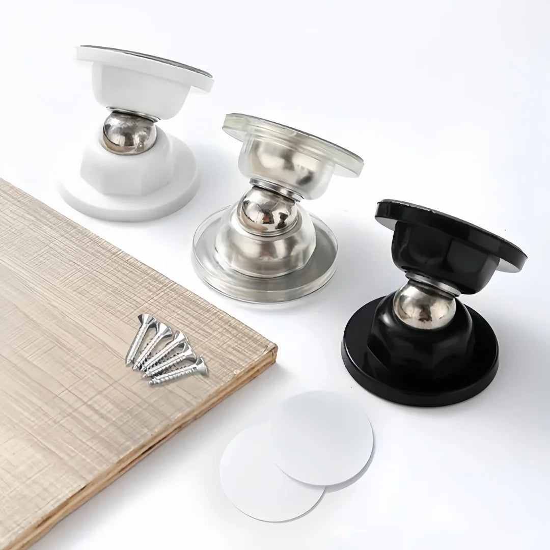 Silicone Non Perforated Door Suction Strong Magnetic Door Stopper Silent Anti-collision Door Stopper  for Home Holder Hardware