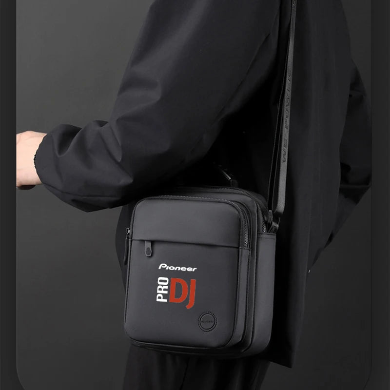 New Pioneer Pro Dj Shoulder Bag Travel Messenger Bag Men's Waterproof Fashion Nylon Shoulder Bag Outdoor Casual Sports Chest Bag