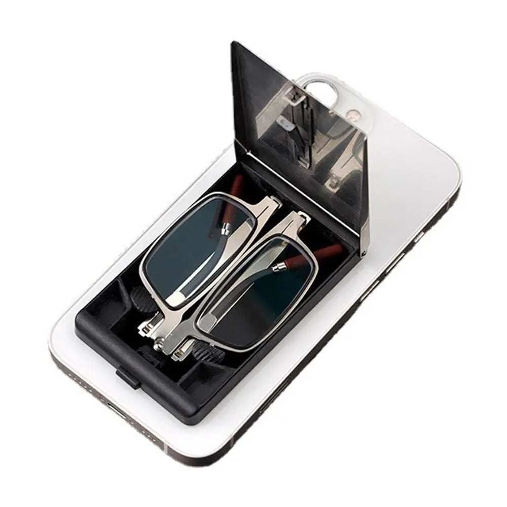 Blue Ray Blocking Anti-Blue Light Reading Glasses Mobile Phone Holder Portable Optical Spectacle Eyeglass Ultralight Metal