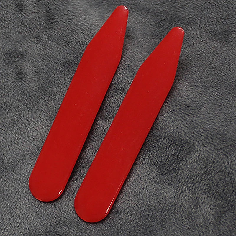 2pc Carbon Fiber Collar Stays For Business Men's Shirt Party Dress Brace Accessories Reinforcement Insert Fixing 2 Size Jewelry