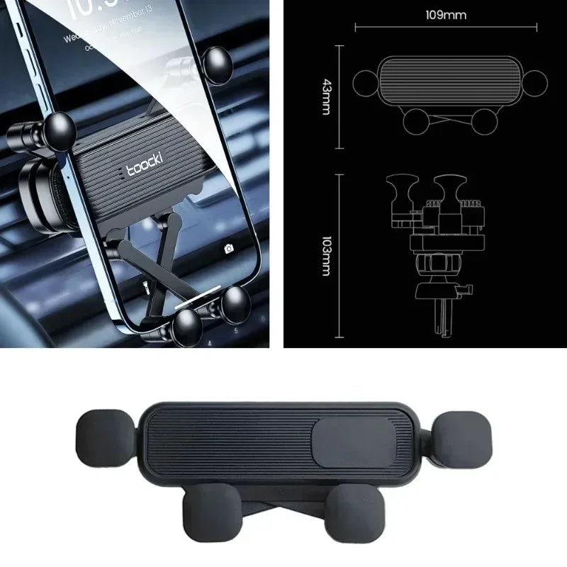 Car Phone Holder Screen Mount For Volkswagen Atlas 2024 2025 Wireless Charging Stand Navigation Bracket Glasses Storage Box