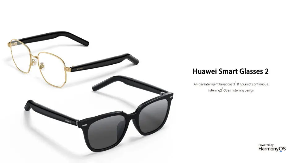 Huawei Smart Glasses 2 All-weather intelligent broadcasting, 11 hours of continuous listening