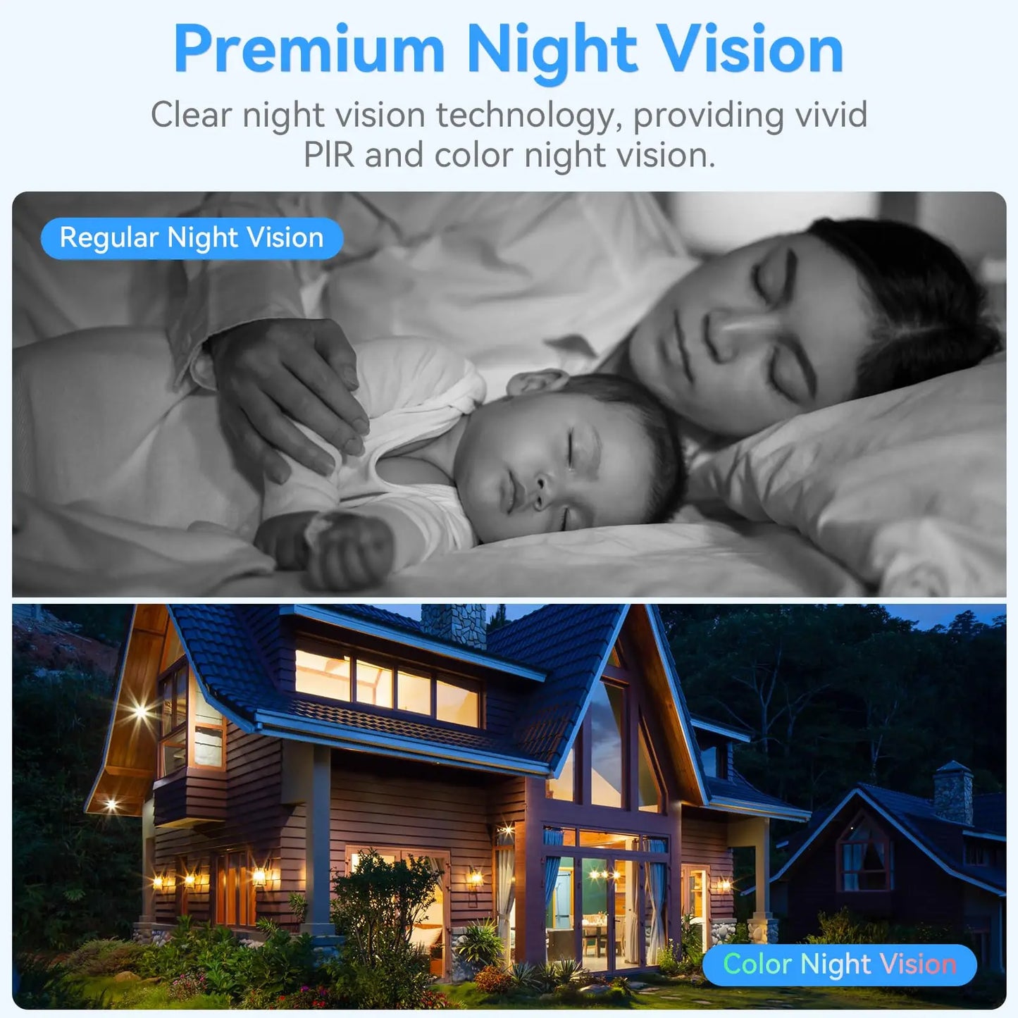 2K Wifi Magnetic Battery Security Camera Indoor/Outdoor 5MP Wireless IP Camera Color Night Vision Motion Tracking Surveillance