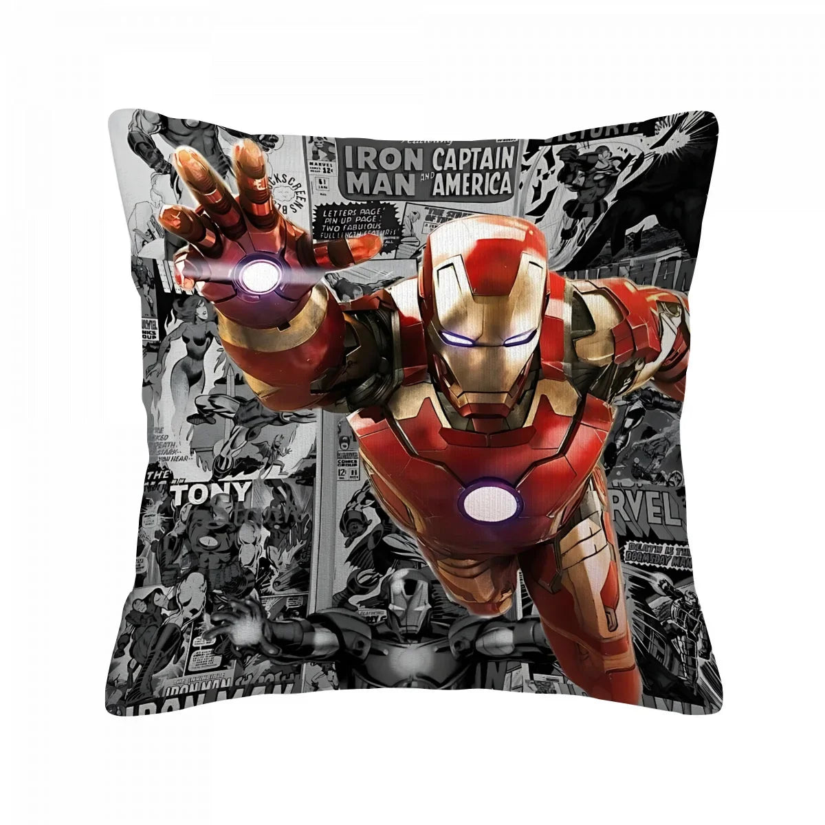 Iron Man Cushion Covers  Cushions Cover for Sofa Home Decorations Anime Interior Decoration Decorative Pillowcase Pillow