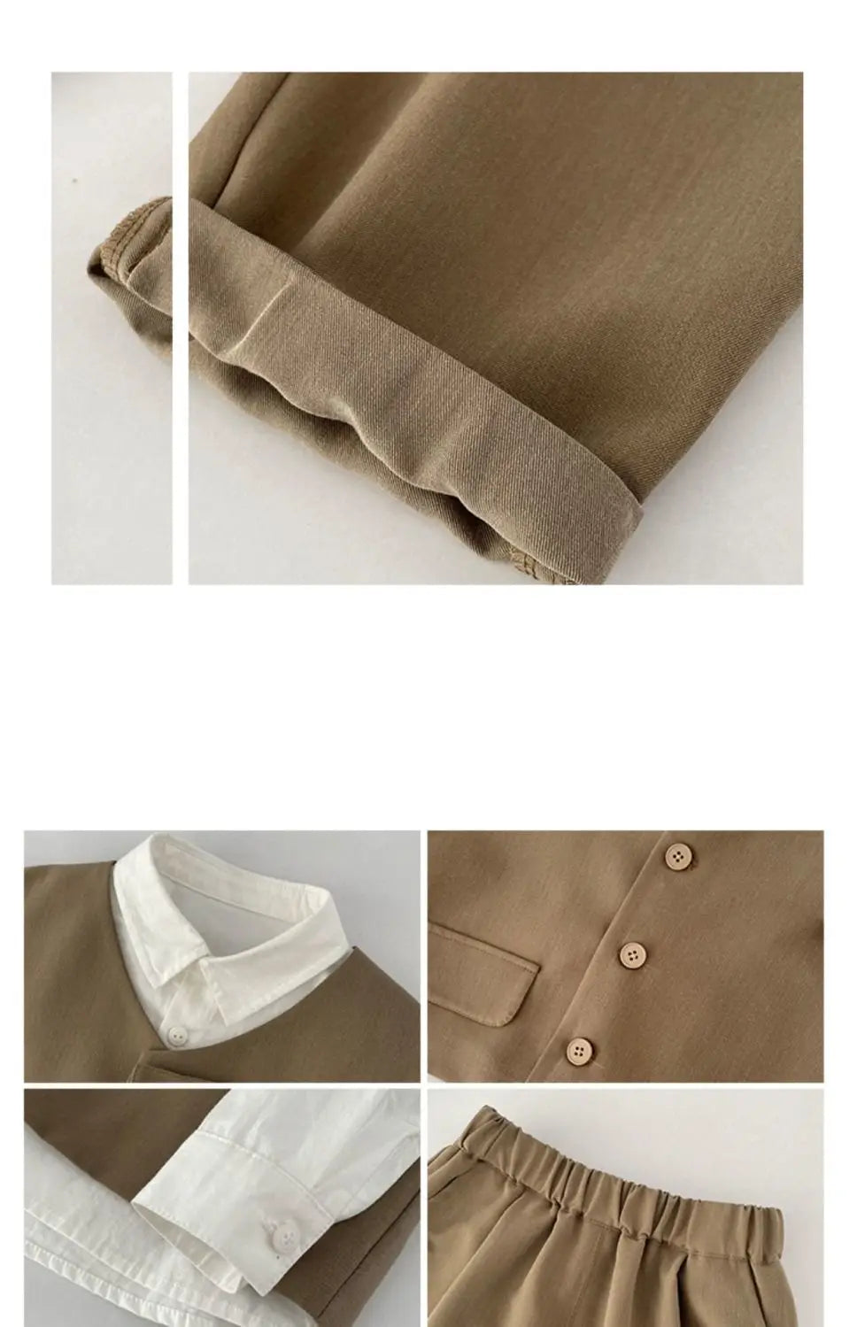 3 PCS set Spring Autumn Boy Clothing set Casual vest+ top+ Pant Kid Children baby toddler boy korea designer clothes 2-10 years