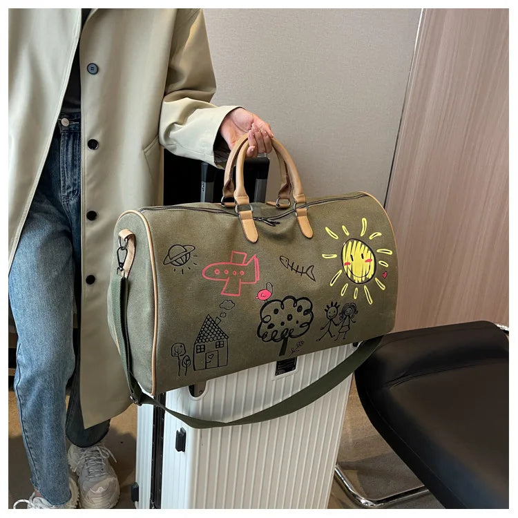 Large Capacity Travel Bag Fitness Handbag Crossbody Bag for Women Duffle Bag Carry on Luggage Bolso Marca Lujo Сумка Женская Sac