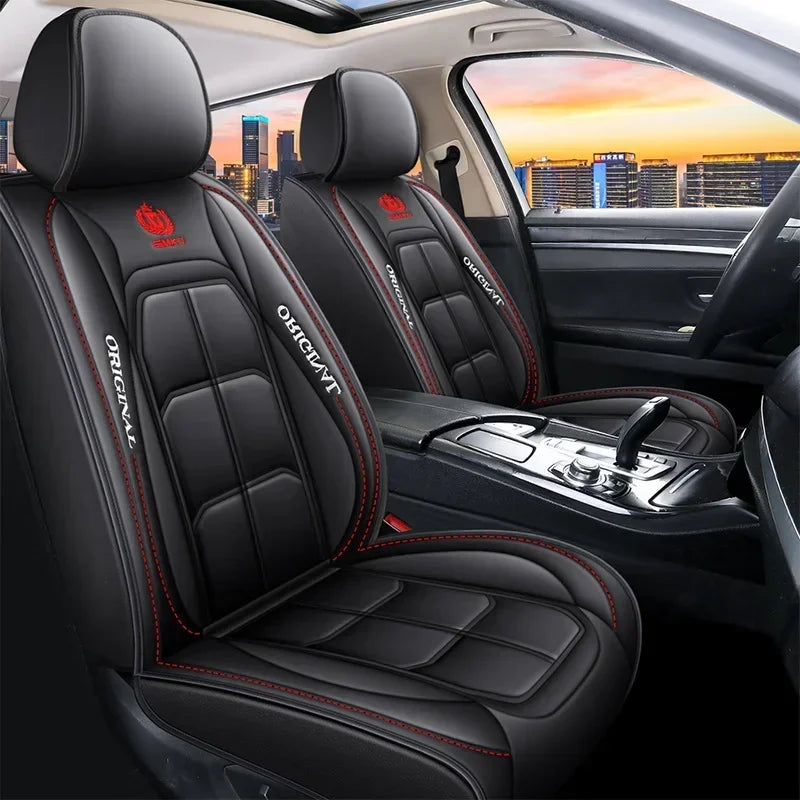 Car Seat Cover Set, 5 Colors , Universal Fit, Full Coverage, Stylish & Durable, Enhance Car Interior Accessories