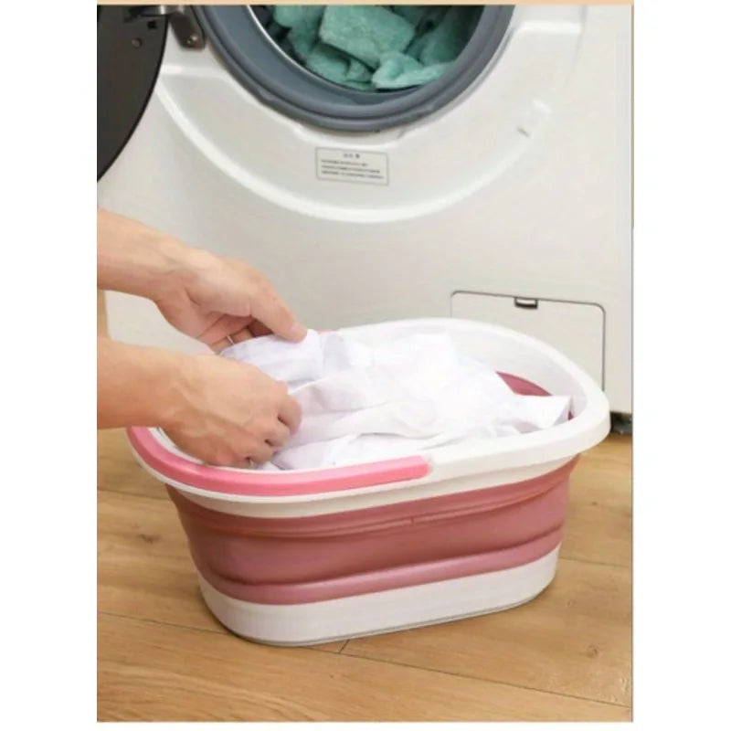 Large Collapsible Foot Soaking Tub Massage Spa Bath Tool for Home Relaxation Comfort