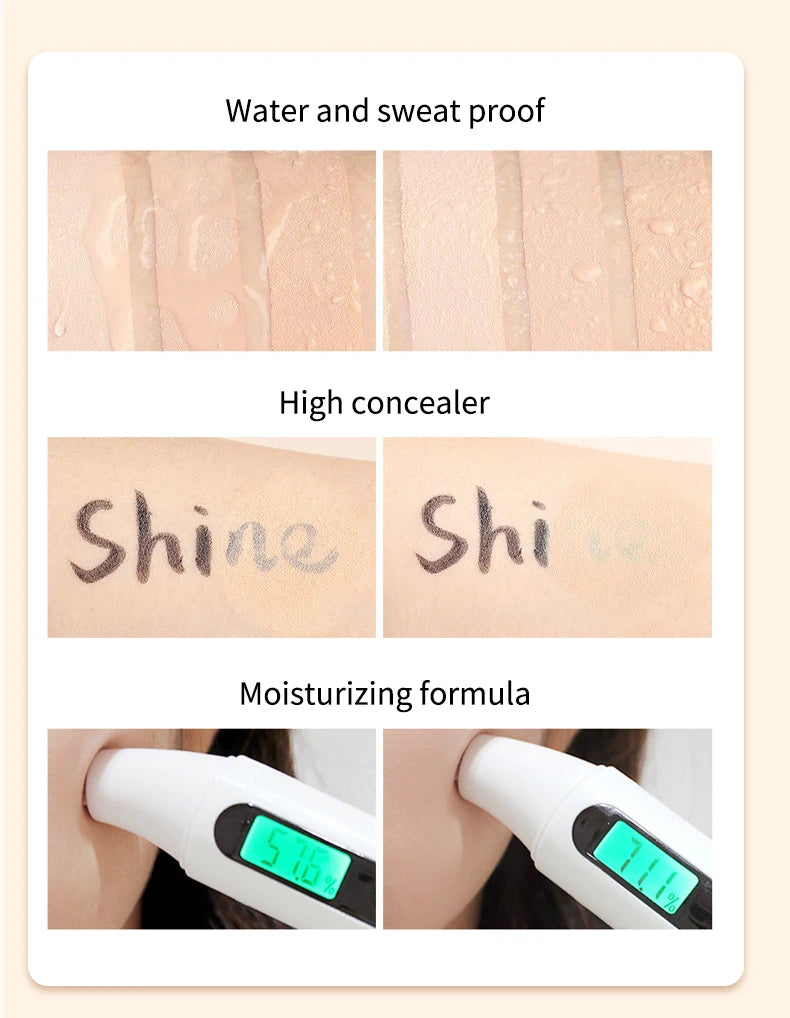 OCHEAL Whitening BB Cream Foundation Cream for Face Makeup Concealer Air Cushion for Girl Make Up Facial Beauty Original Makeup