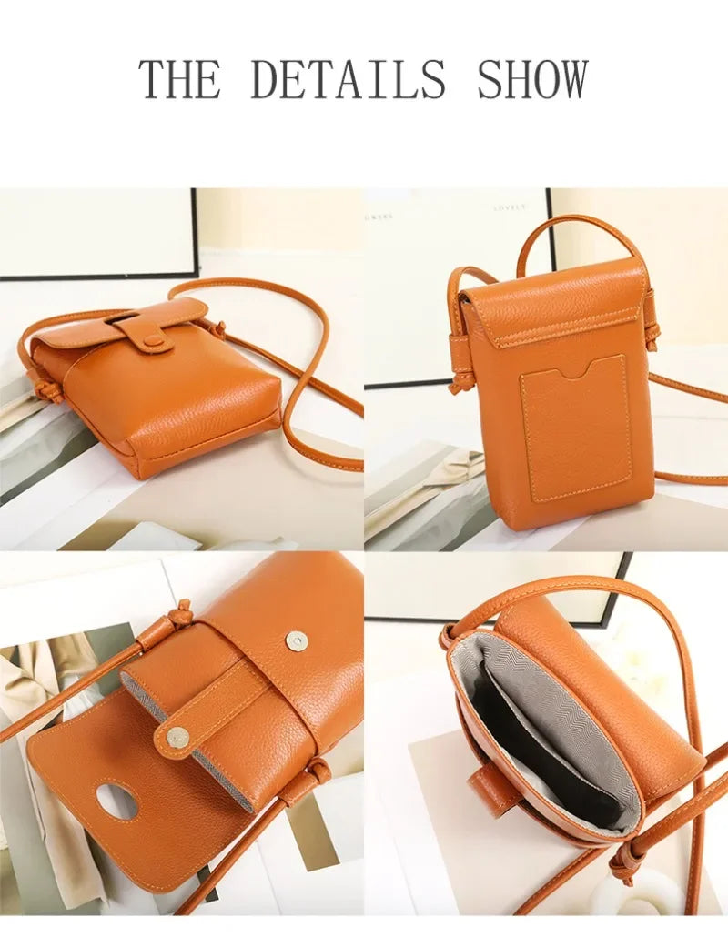 Luxury Brand Design Crossbody Bags for Women Small Cell Phone Wallet Purse with Adjustable Strap Women's Shoulder Bag Handbag