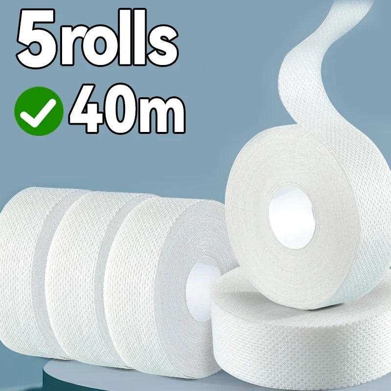 8-40m Collar Sweat Absorbing Pad Disposable Self-Adhesive Breathable Sweat Pads White T-shirt Neck Collar Hat Absorbent Sticker