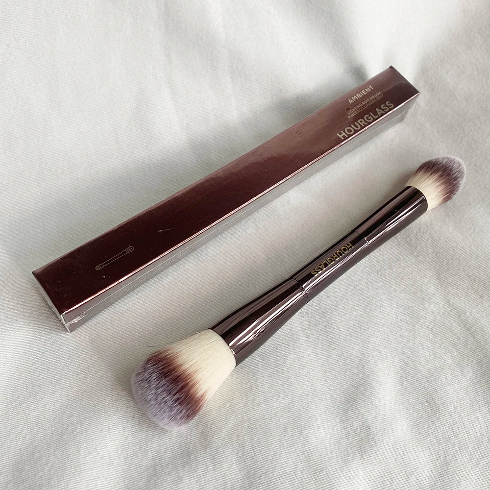Hourglass Makeup Brushes Face Large Powder Blush Foundation Contour Highlight Blending Retractable Kabuki Cosmetic Brush Tools